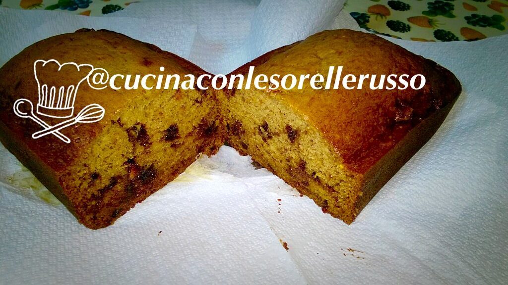 Plumcake banana e cioccolato, dolce peccato di gola