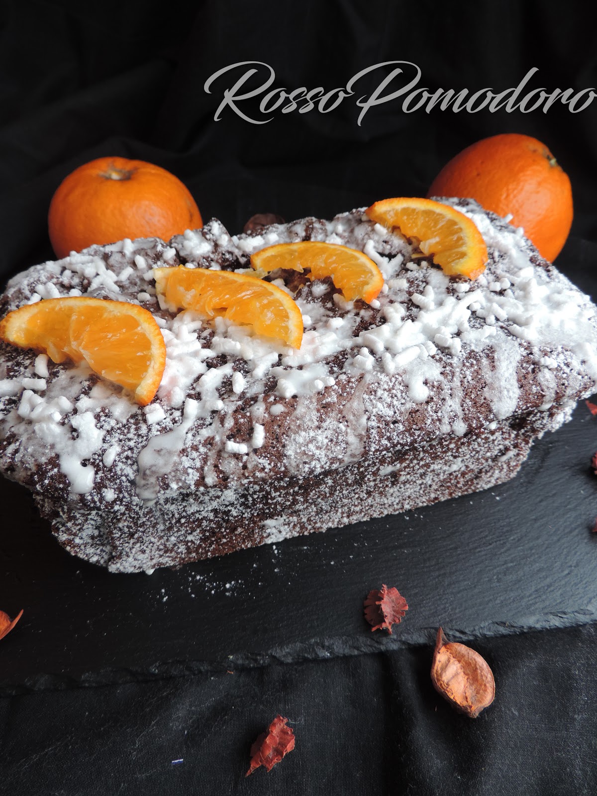 Plumcake cacao e arancia (senza burro)