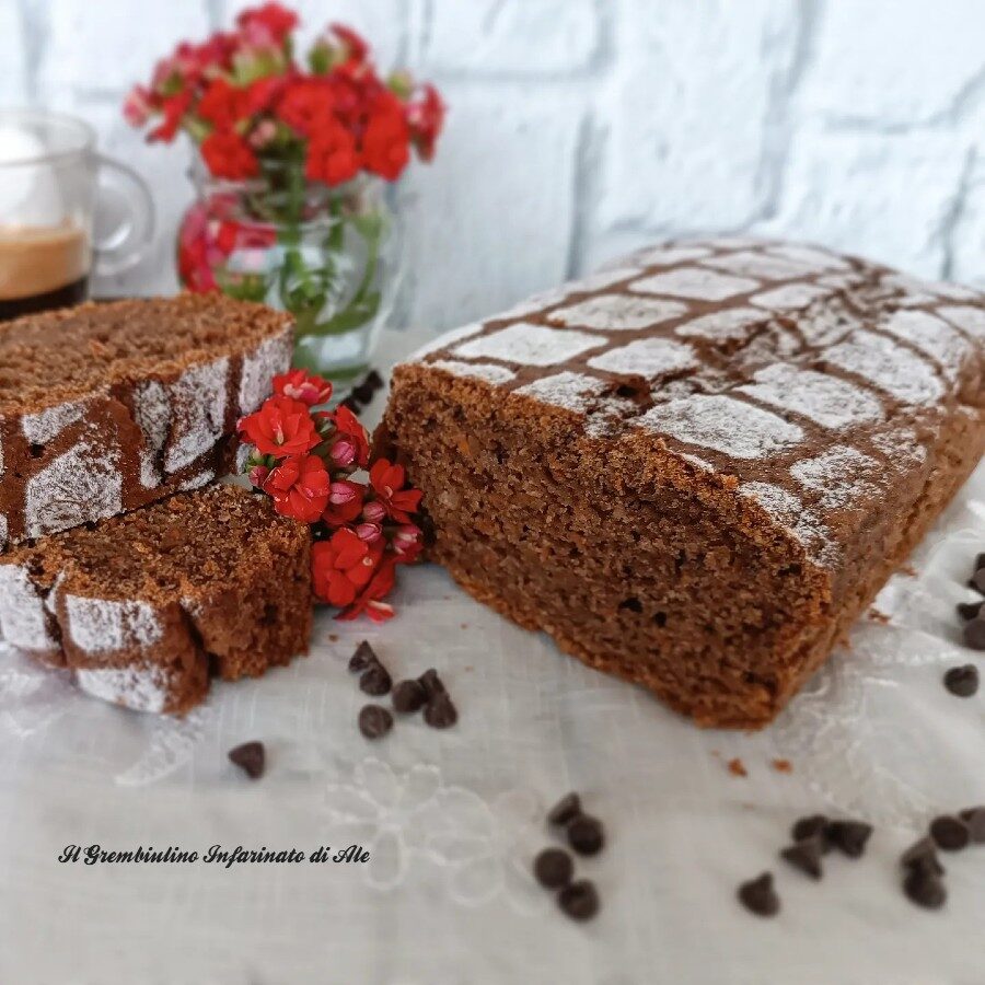 Plumcake carote e cacao