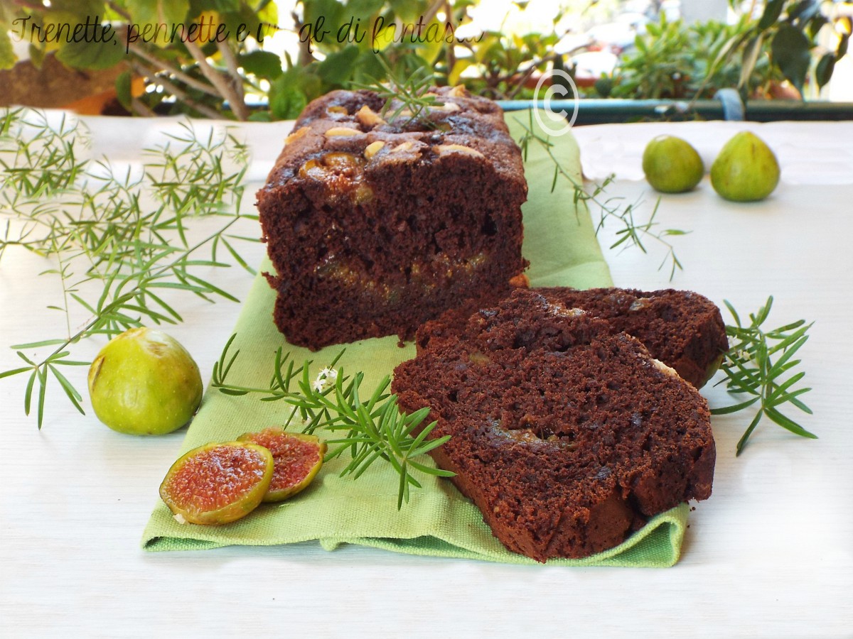 Plumcake cioccolato e fichi freschi