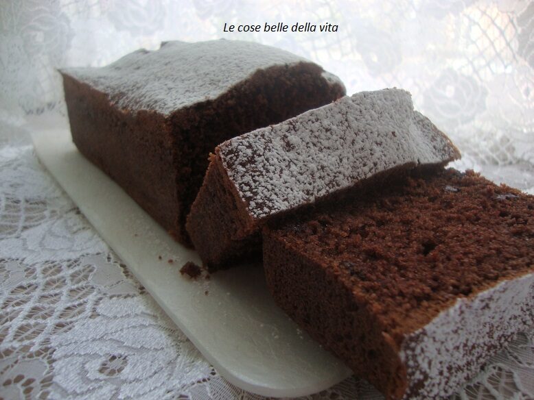 Plumcake cioccolatoso alla panna