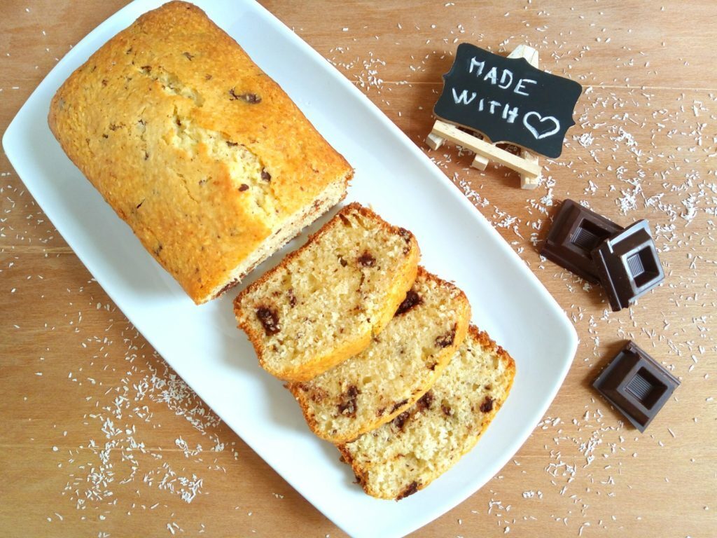 Plumcake cocco e cioccolato
