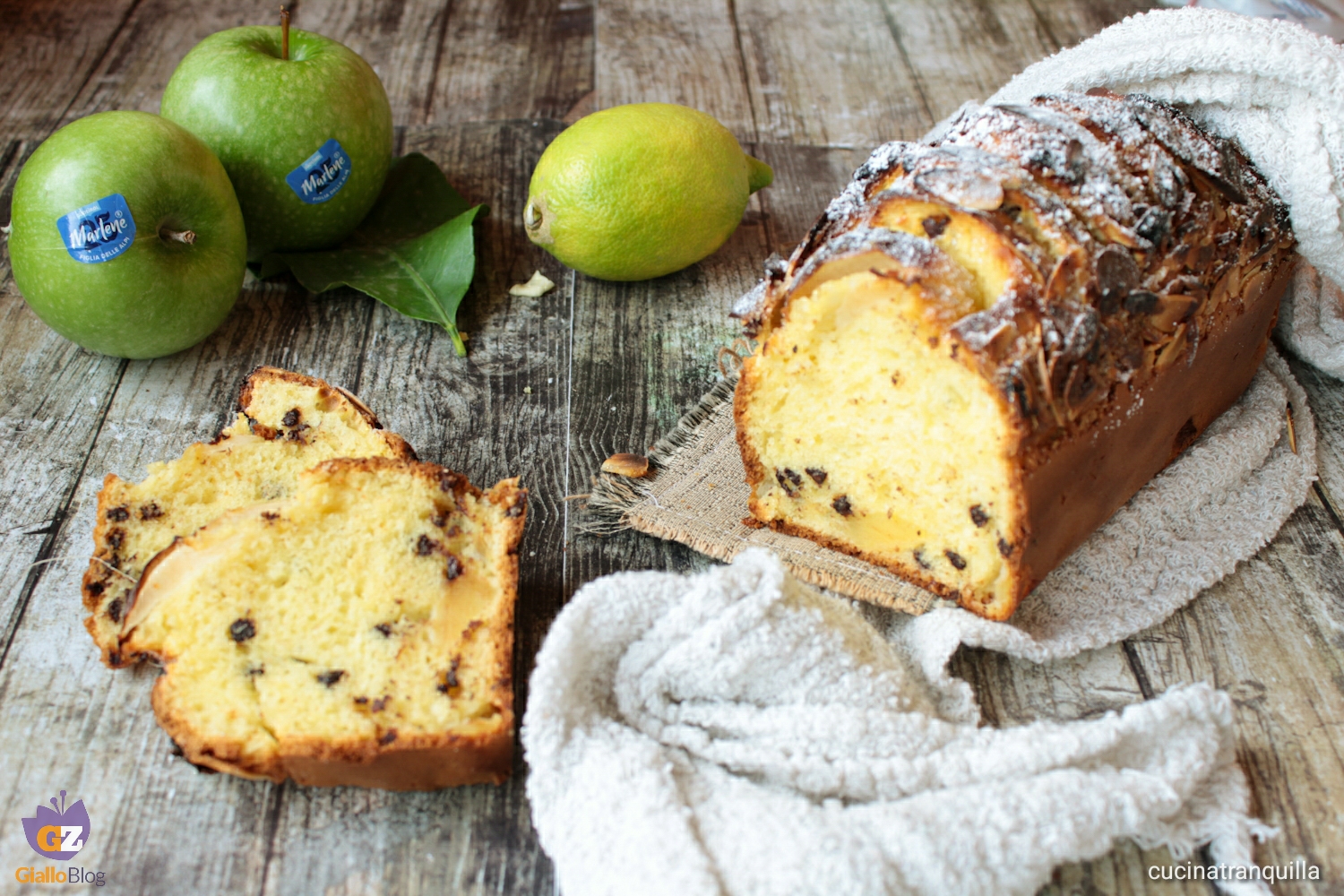 Plumcake con mele granny smith