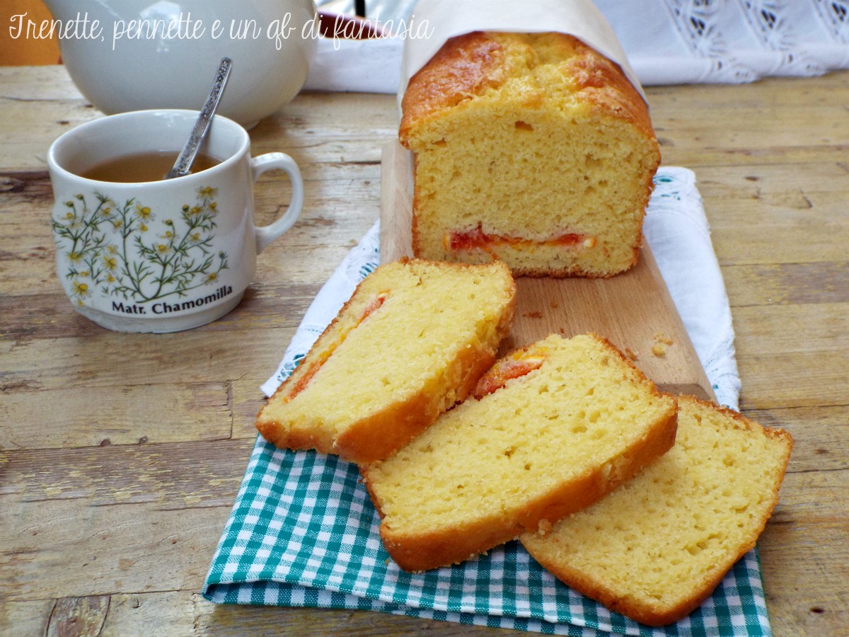 Plumcake con panna acida e arancia