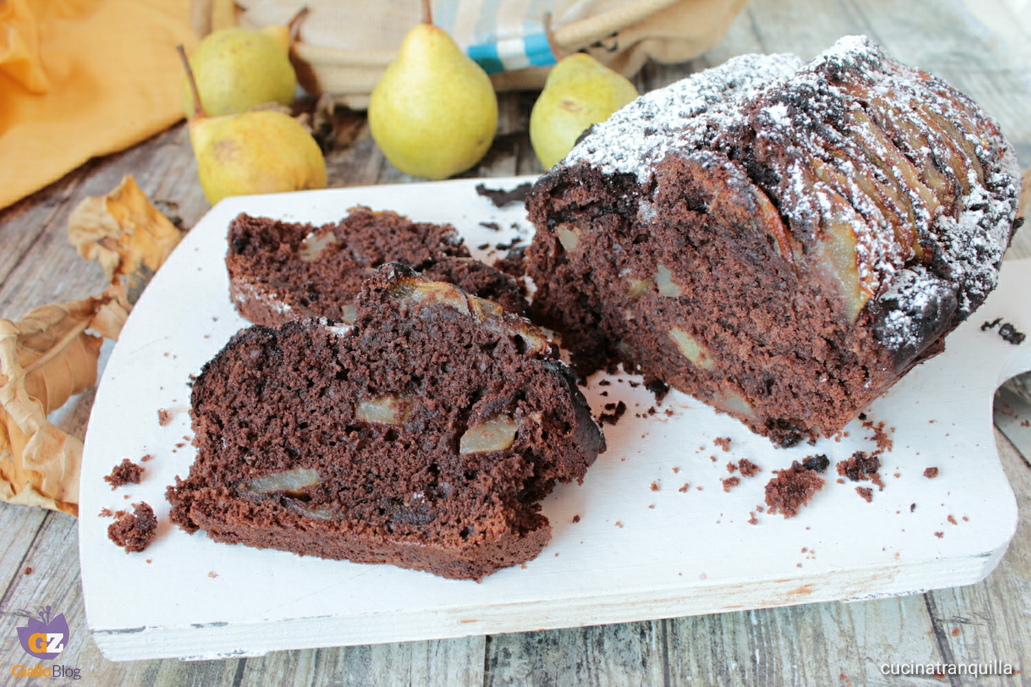 Plumcake con pere e cioccolato