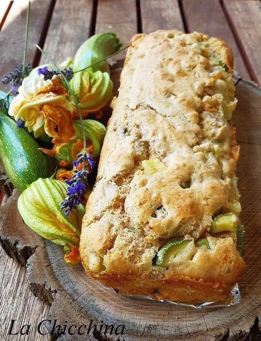 Plumcake con zucchine e brie