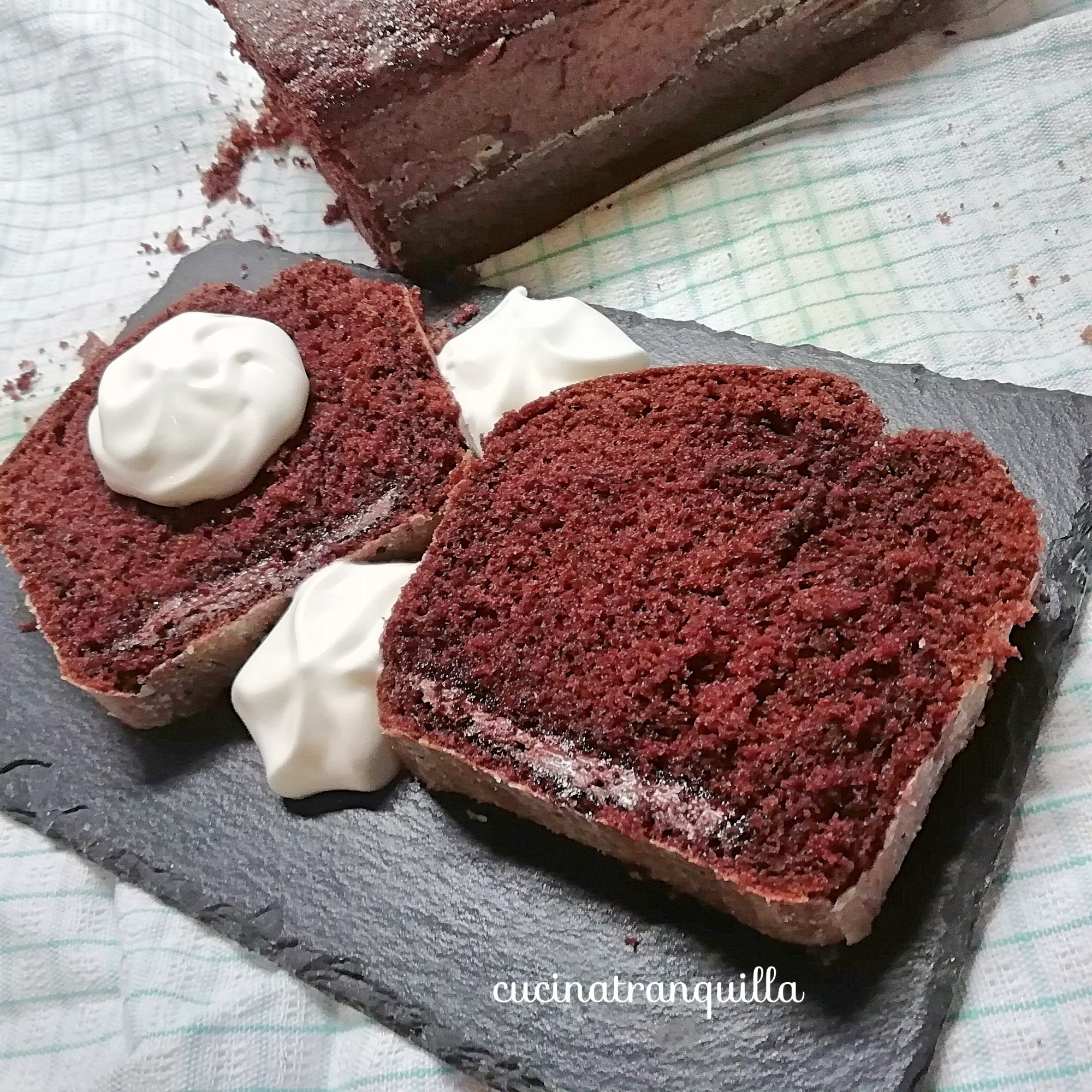 Plumcake cuore morbido