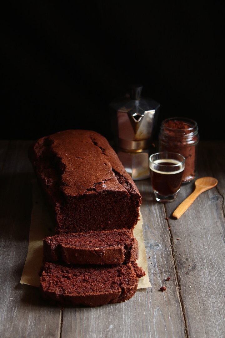 Plumcake di albumi al cacao e caffè