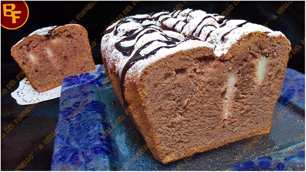 Plumcake di pere e cioccolato senza glutine
