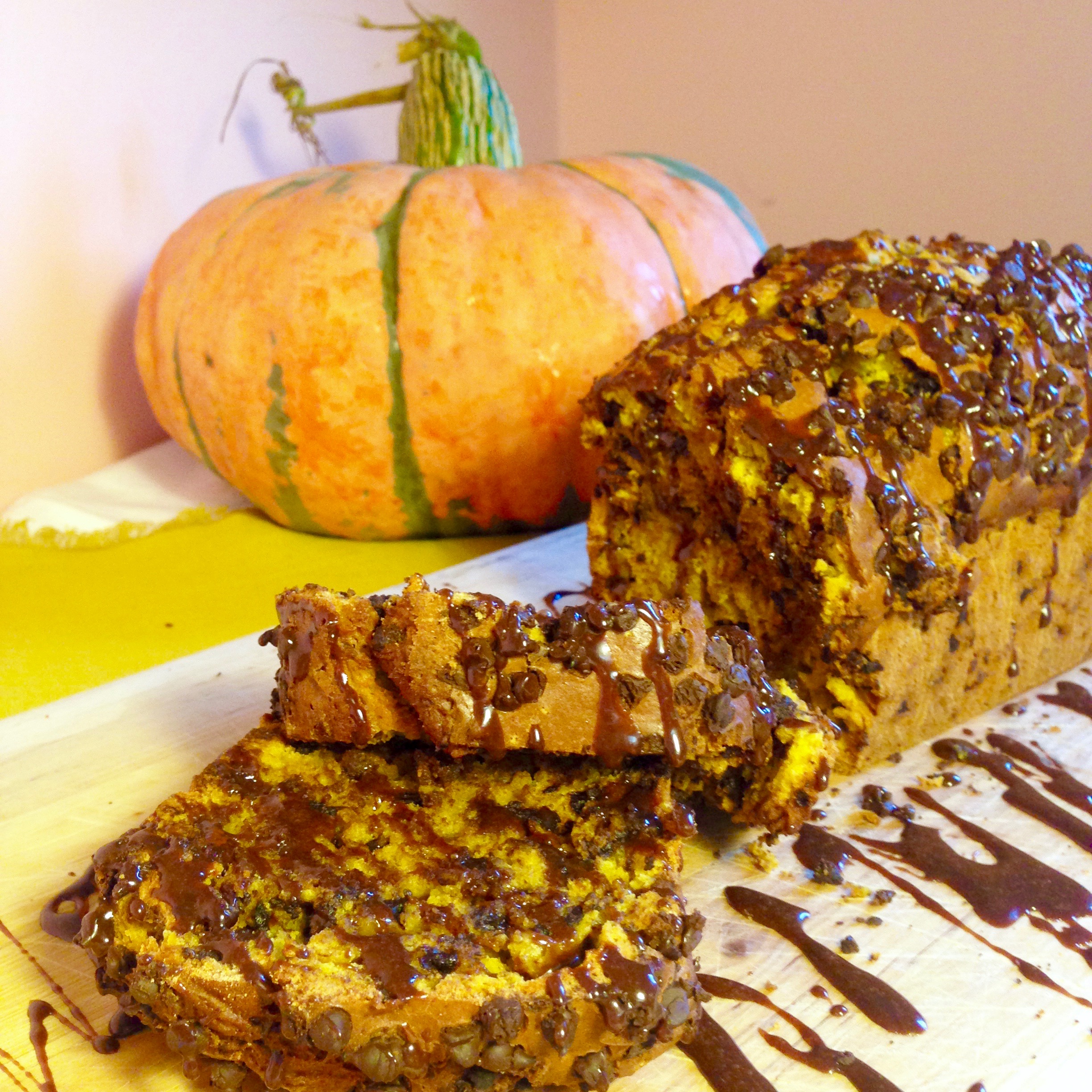 Plumcake di zucca e cioccolato
