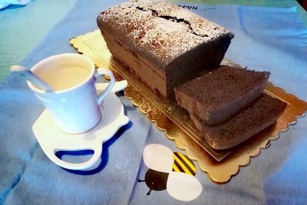Plumcake estasi con crema Pan di Stelle, ricetta Bimby con preparazione velocissima