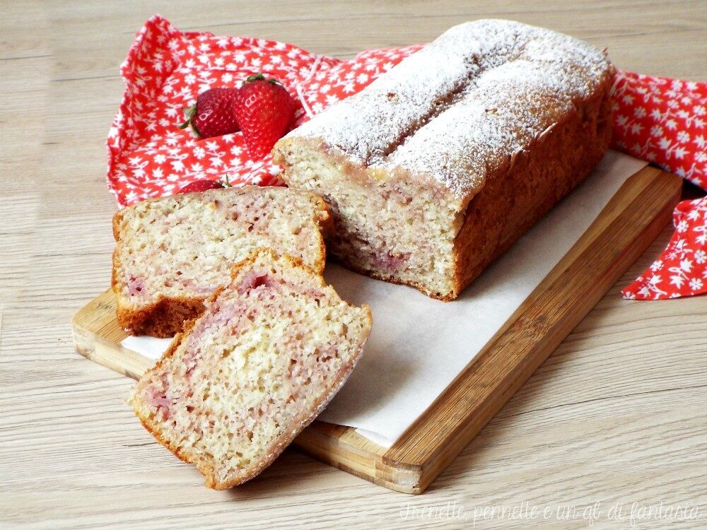 Plumcake fragole e banana