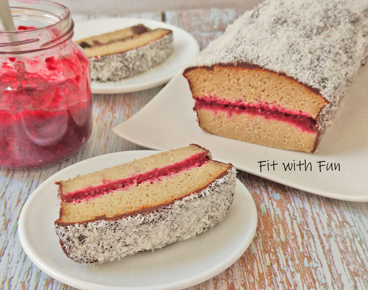 Plumcake lamington fit light proteico senza zucchero