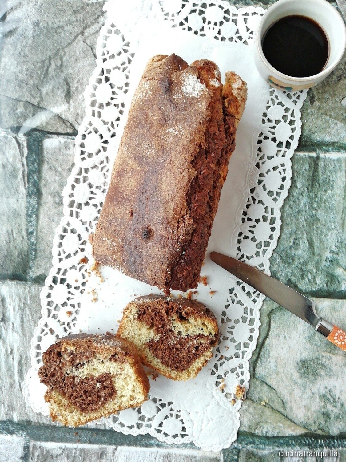 Plumcake marmorizzato