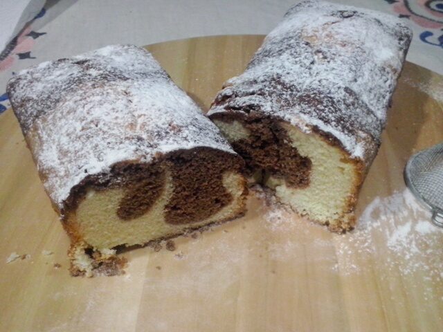 Plumcake marmorizzato