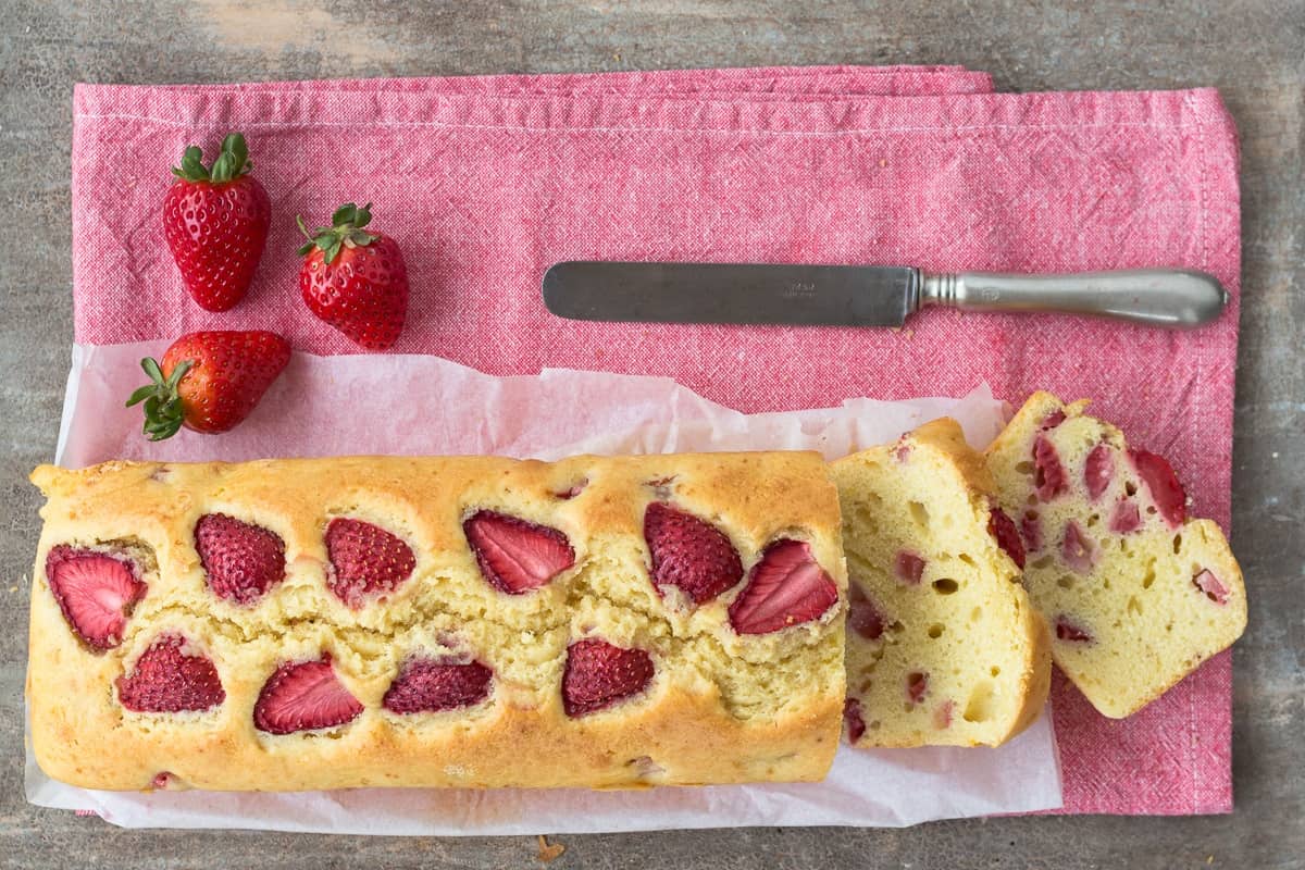 Plumcake panna e fragole