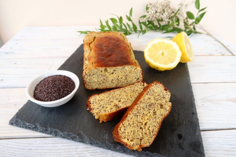 Plumcake proteico allo zenzero, limone e semi di papavero