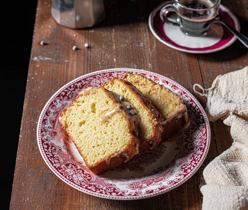 Plumcake ricotta e caffè