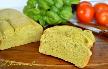 Plumcake salato al pesto