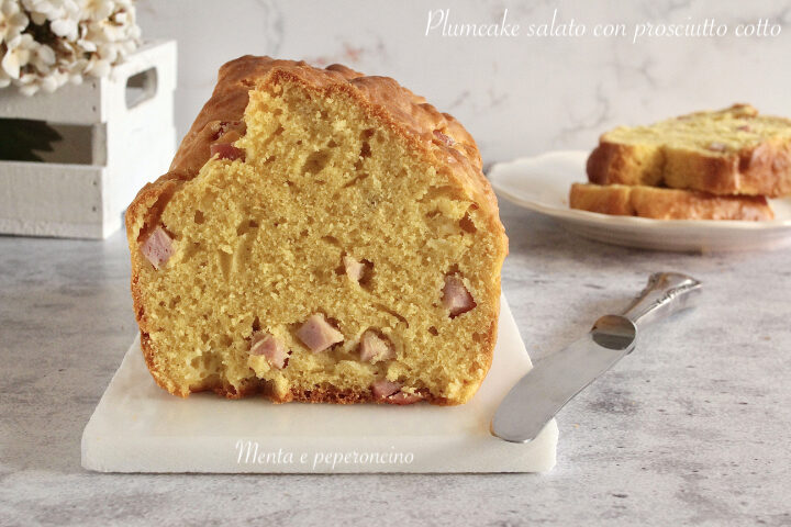 Plumcake salato con prosciutto cotto