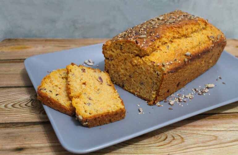 Plumcake salato con zucca e bresaola senza tuorli