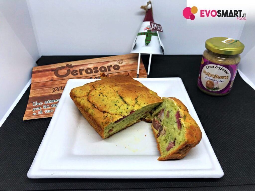 Plumcake salato con zucchine e speck senza glutine