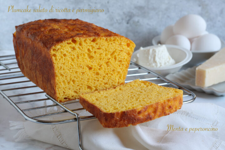 Plumcake salato di ricotta e parmigiano