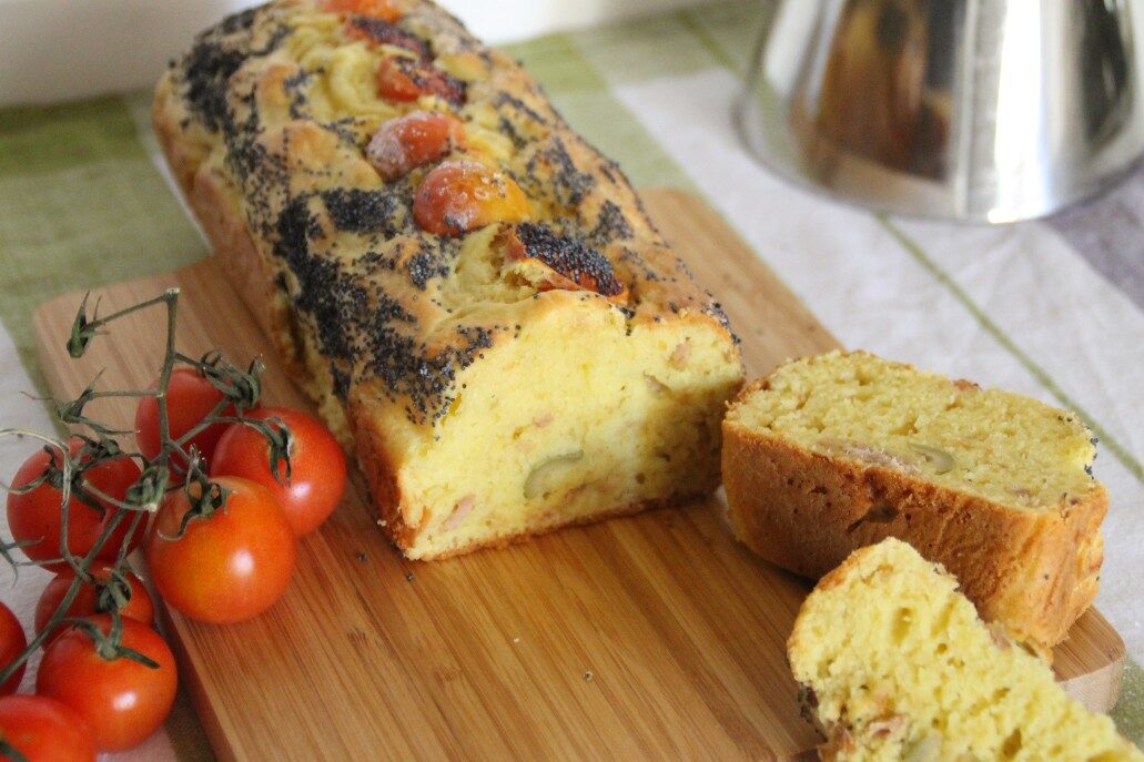 Plumcake salato tonno e olive