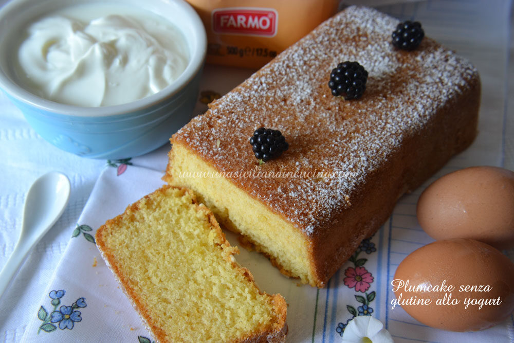 Plumcake senza glutine allo yogurt