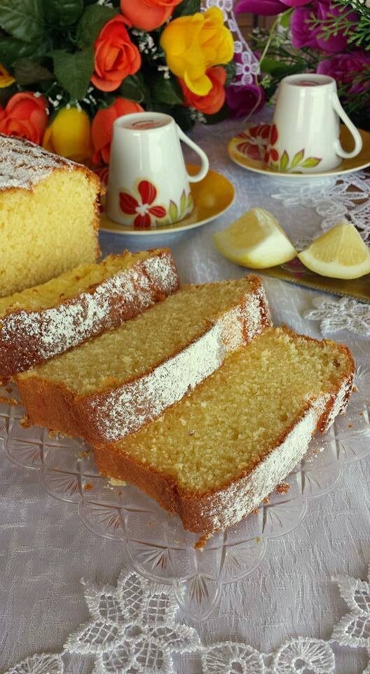 Plumcake soffice con panna e limone