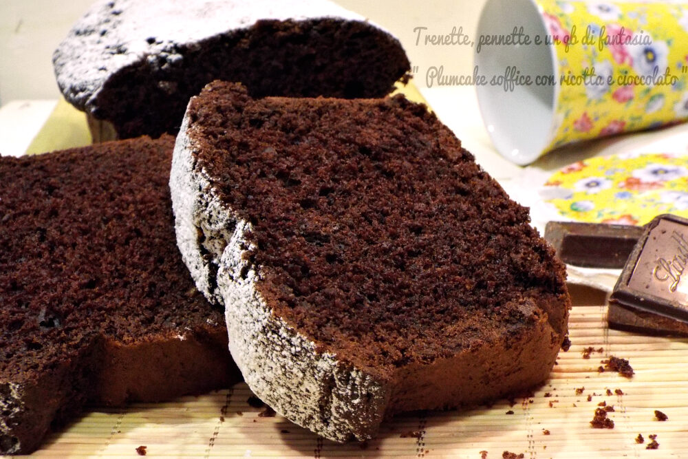 Plumcake soffice con ricotta e cioccolato