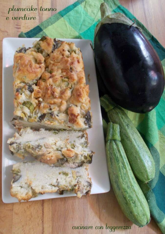 Plumcake tonno e verdure
