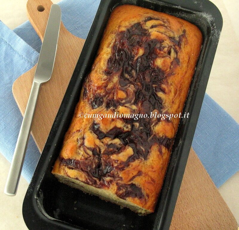 Plumcake variegato con grano duro e frutti di bosco, ovvero il plumcake del piccolo chimico
