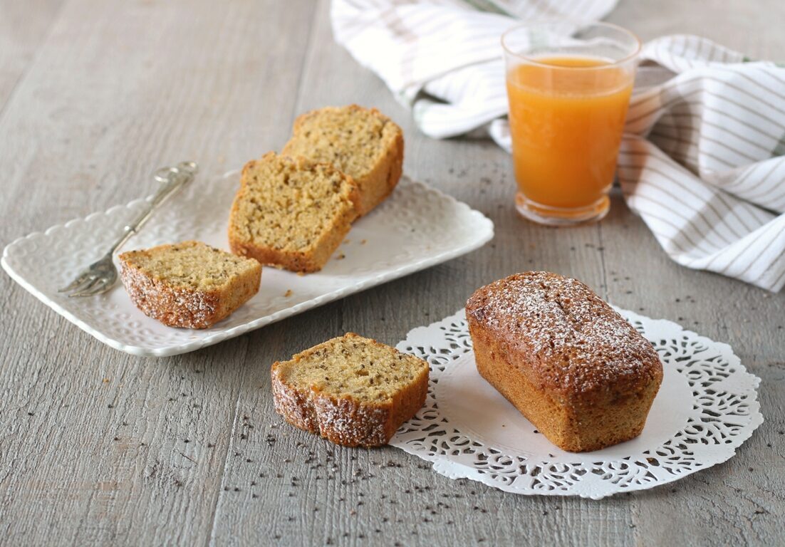 Plumcake vegani succo di frutta e chia – morbidi e veloci
