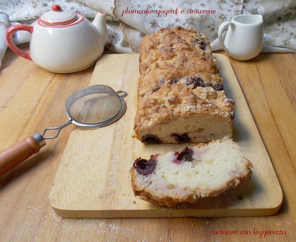 Plumcake yogurt e amarene