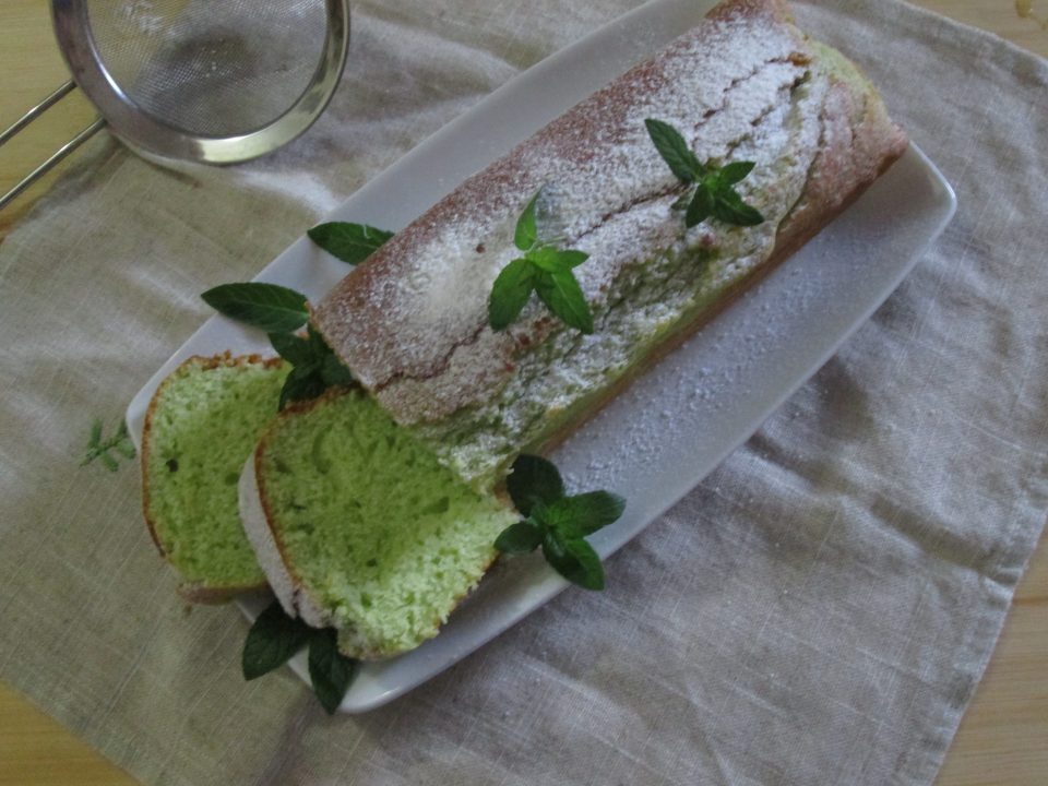 Plumcake yogurt e menta