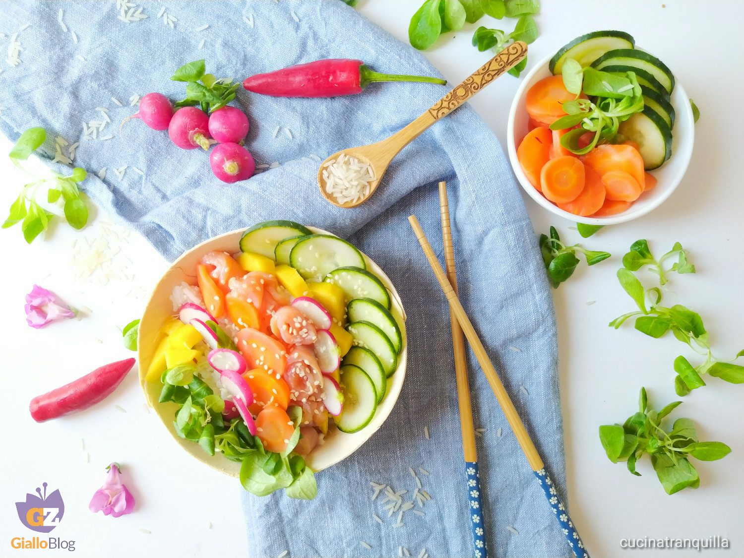 Poke bowl al salmone
