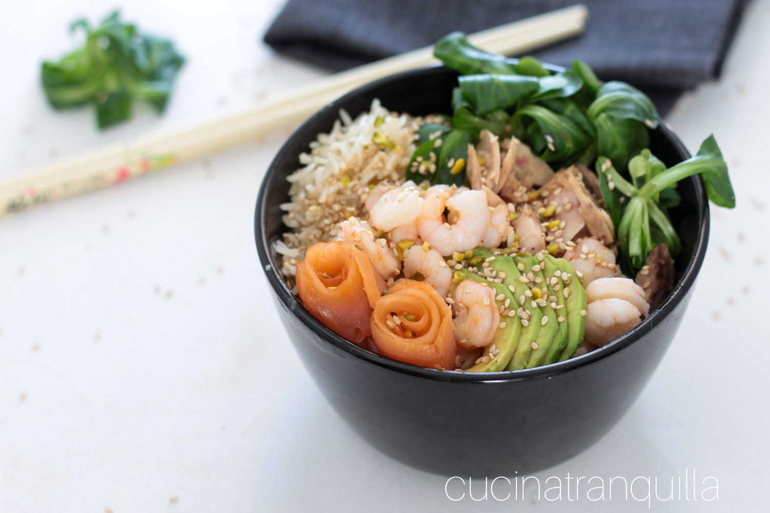 Poke bowl di pesce