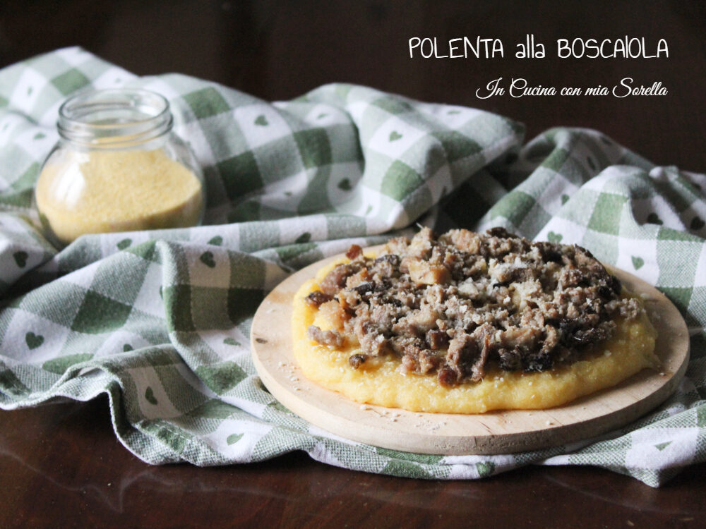 Polenta alla boscaiola