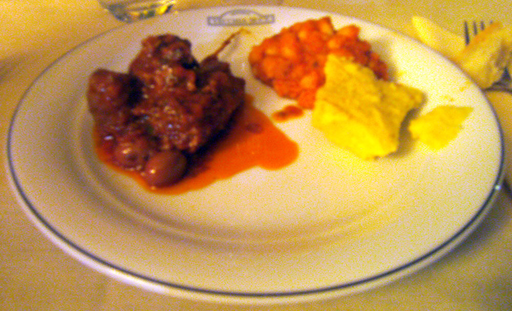 Polenta con fagioli e salsicce