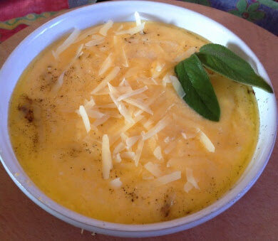 Polenta concia, ricetta tipica di oropa.