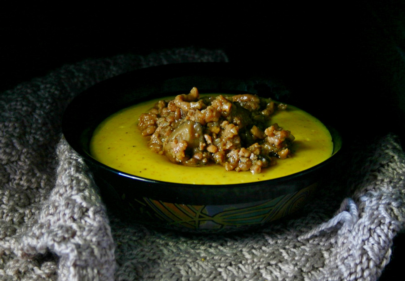 Polenta di farina di mais  toscana del colle