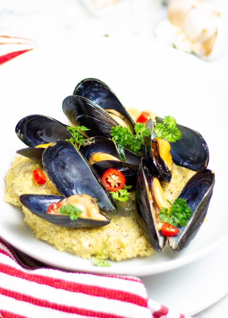 Polenta e cozze