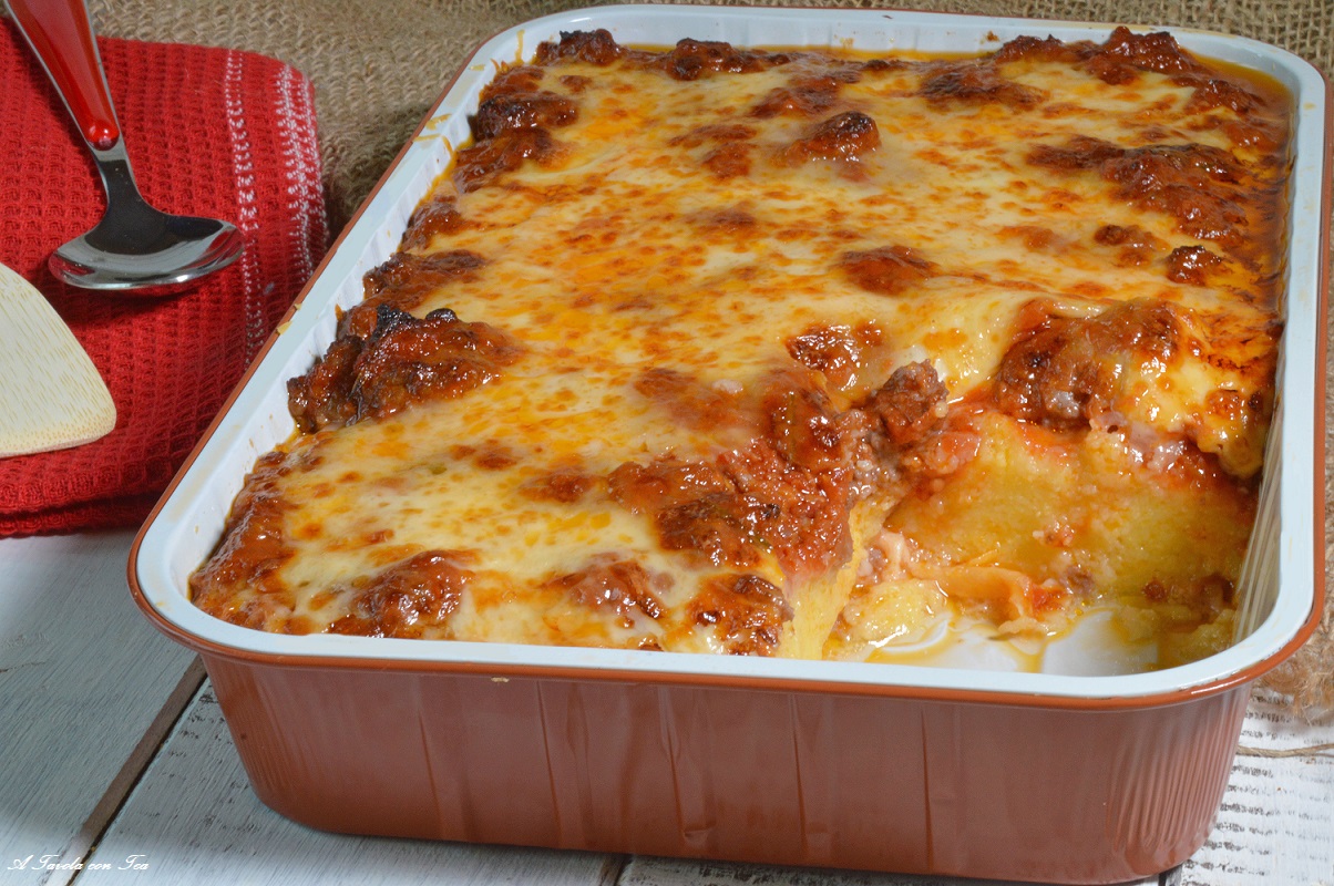Polenta gratinata al forno