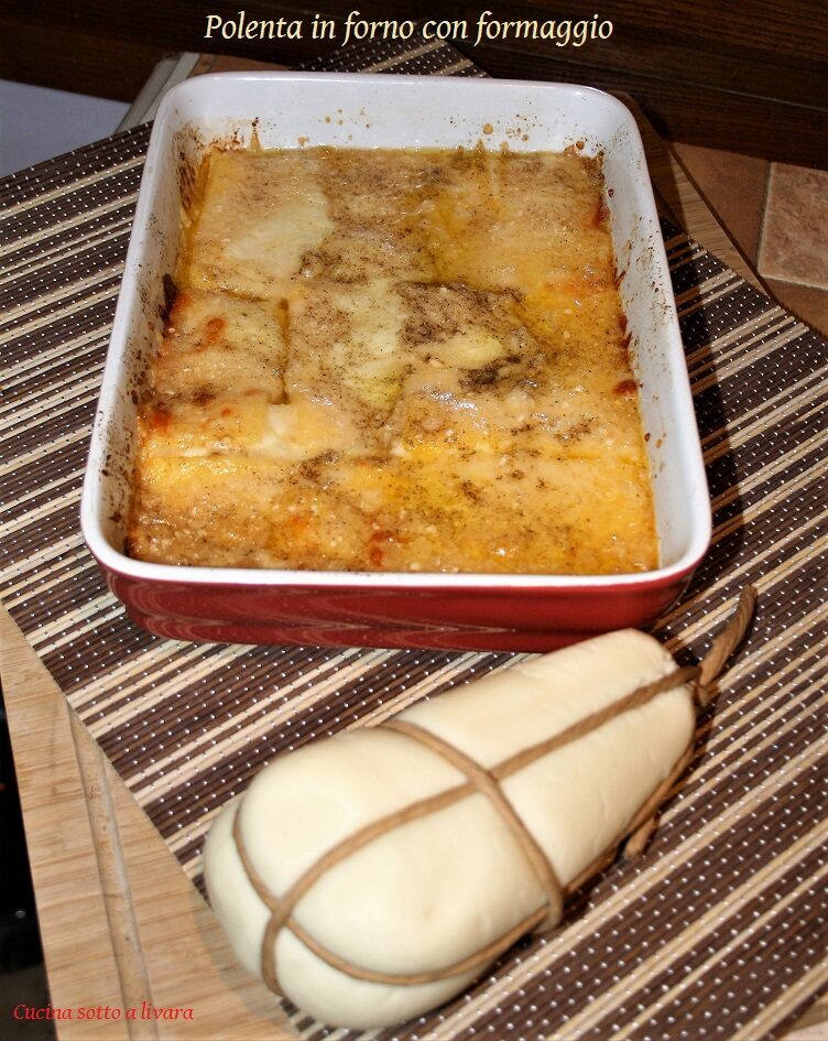 Polenta in forno con formaggio