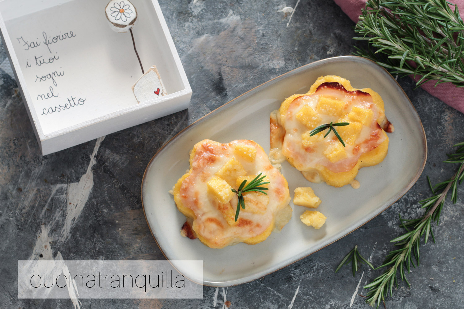 Polenta mimosa