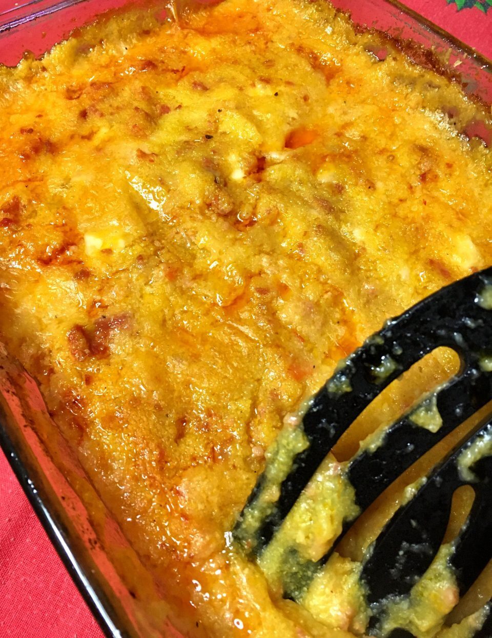 Polenta pasticciata con salsiccia e scamorza – ricettte in forno
