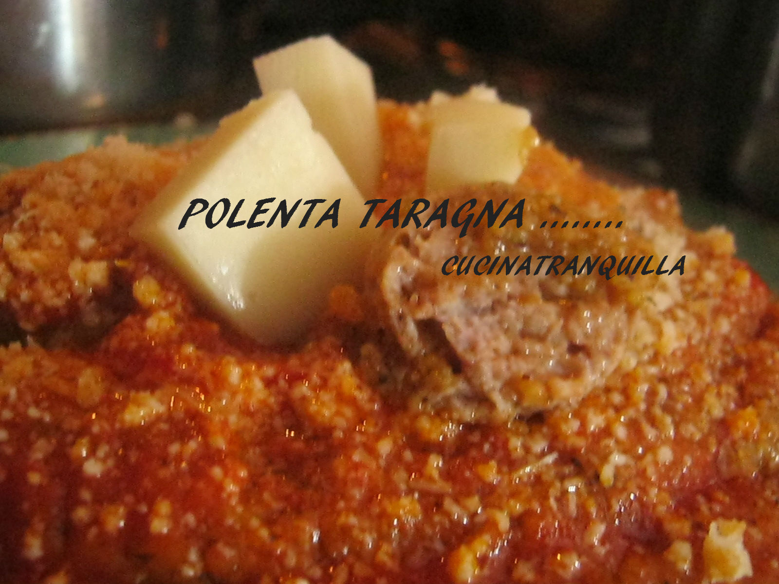 POLENTA TARAGNA CON SALSICCIA E CASERA