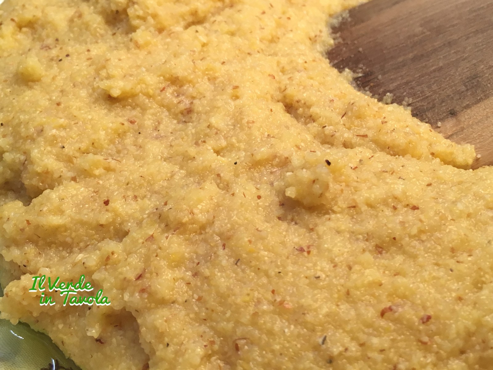 Polenta taragna senza mescolare