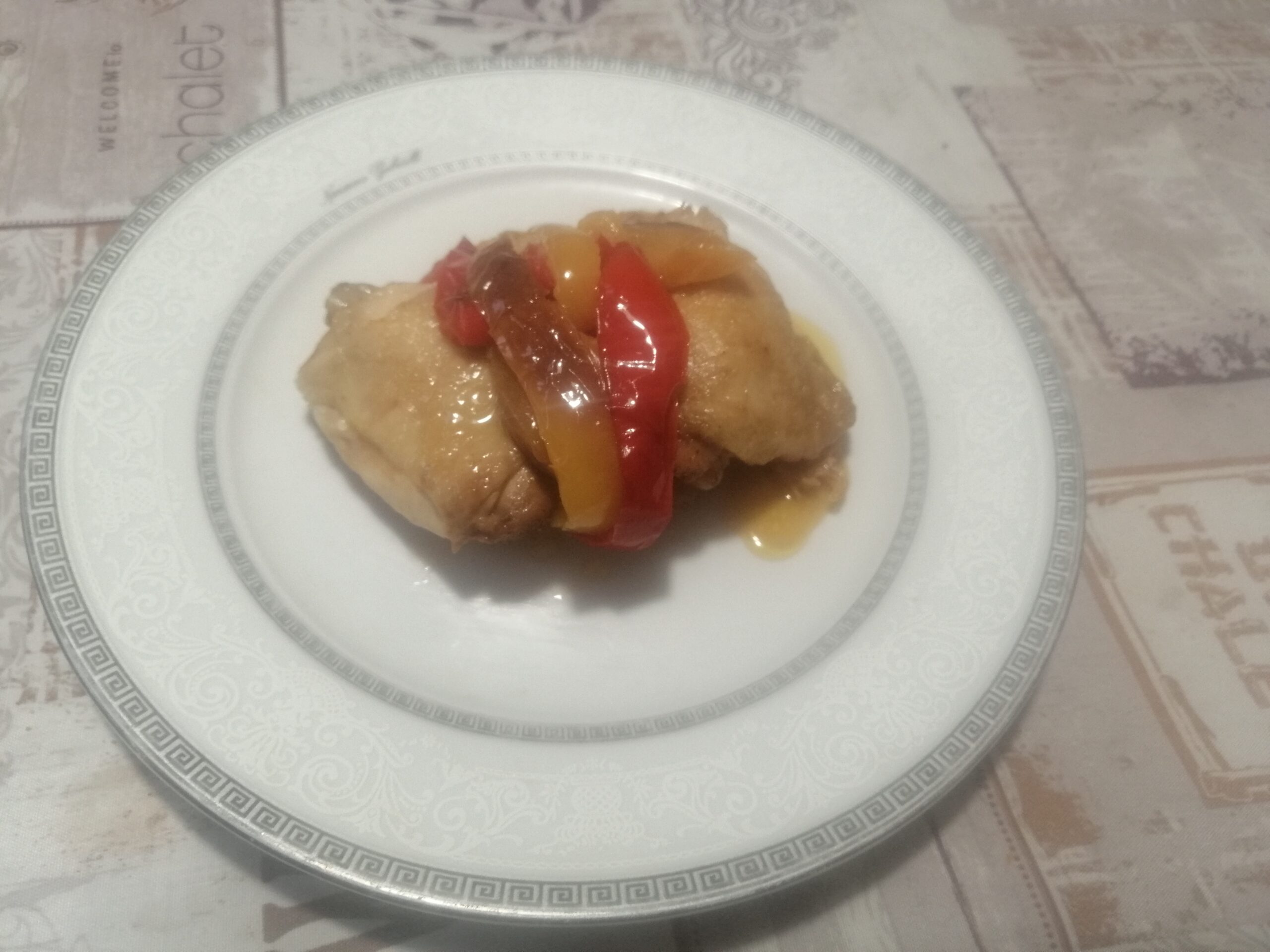 Pollo ai peperoni